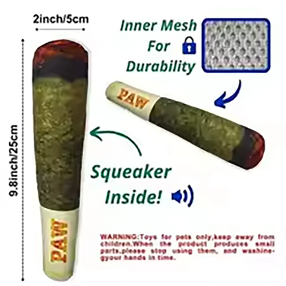 PuffPal Novelty Squeaky Dog Toy