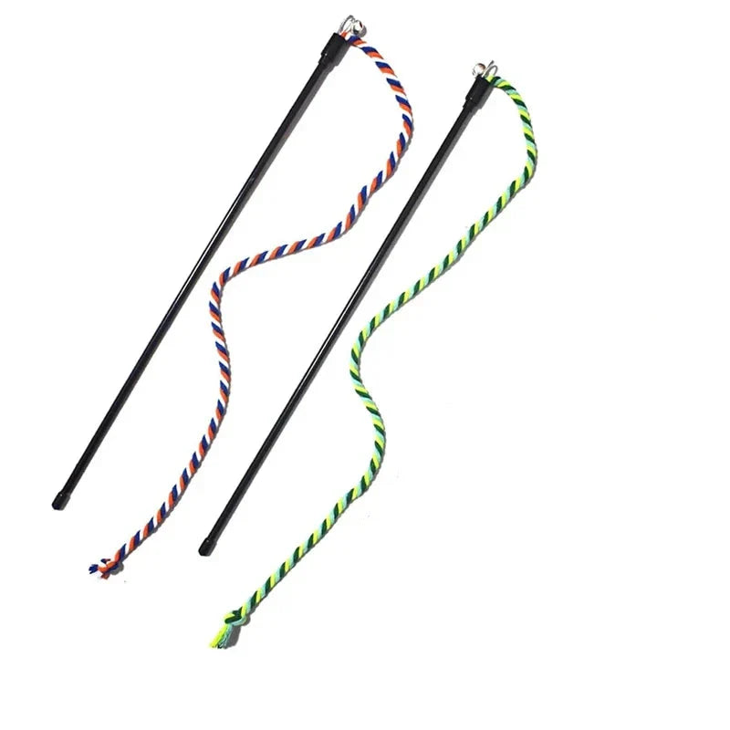 Interactive Cat Wand Toy with Bell