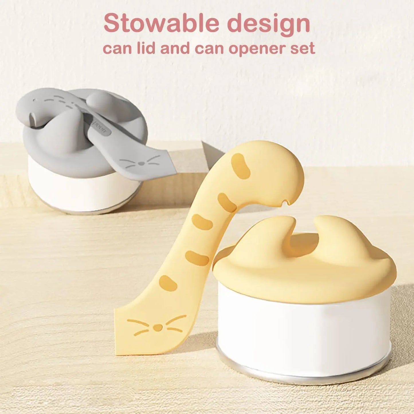 Pet Spoon – Can Opener & Sealing Lid for Pet Food Cans