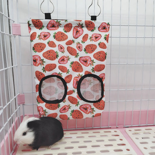 Hanging Hay Bag with Hooks – Ideal Feeder for Small Pets