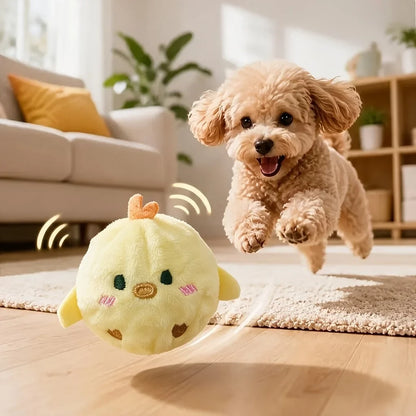 Bouncy Squeaky Chick Ball