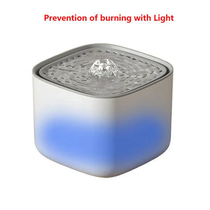 3L Pet Water Fountain - Automatic Circulating & Filtering USB Electric Cat Drinker