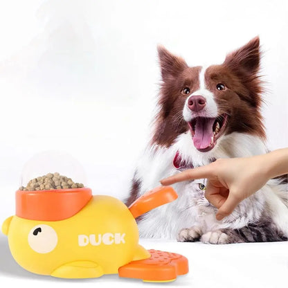 Interactive Dog Feeder – Press and Play Snack Dispenser with Anti-Slip Base