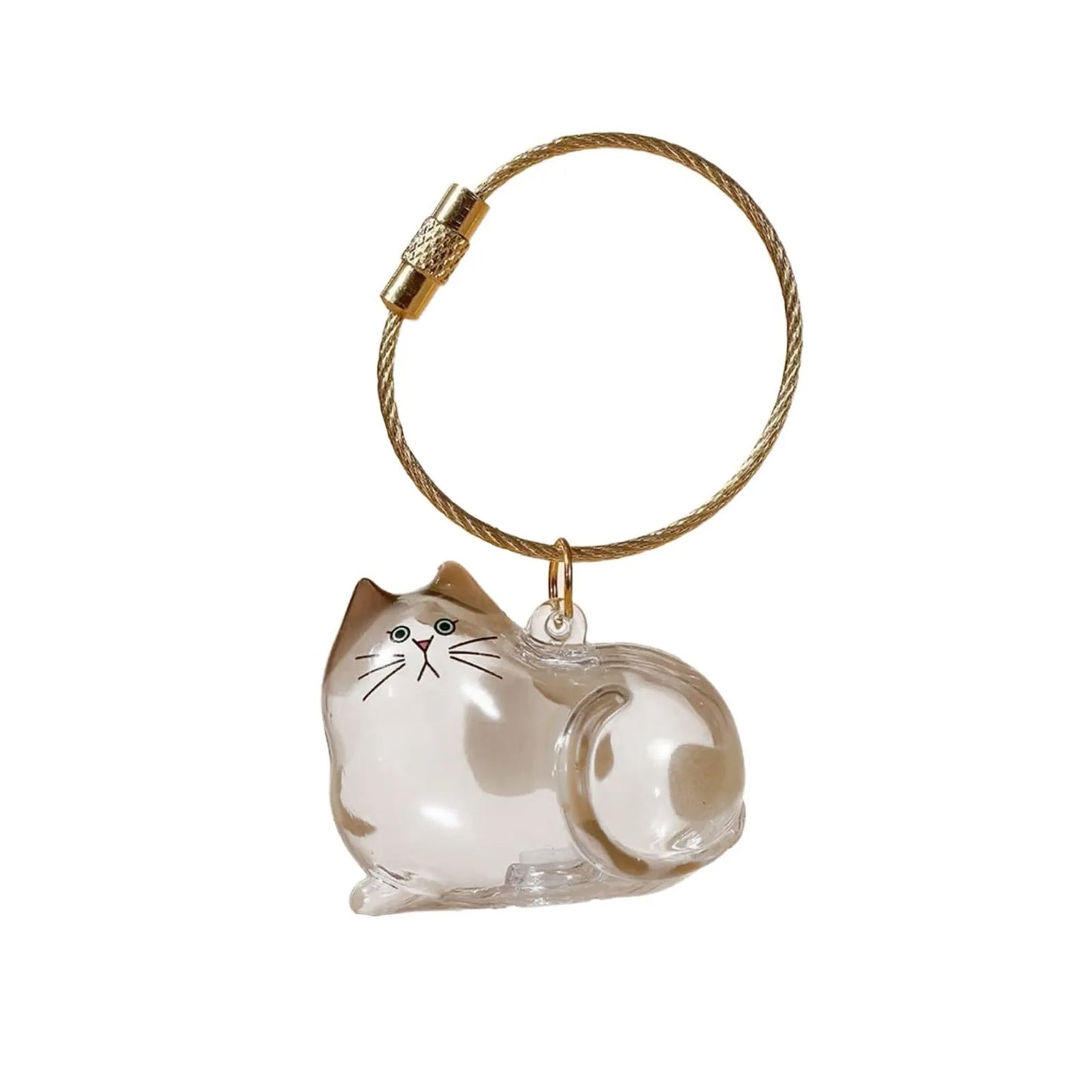 PurrCapsule Cat Hair Keepsake Keychain