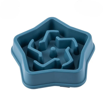 Pet Slow Feeding Bowl - Anti-Choking, Non-Slip Bowl for Cats & Dogs