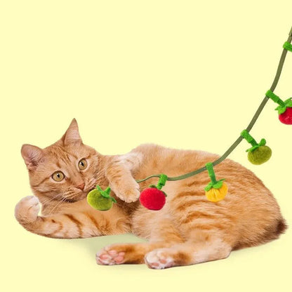 DangleVine – Hanging Catnip Ball Toy 🍅🔔