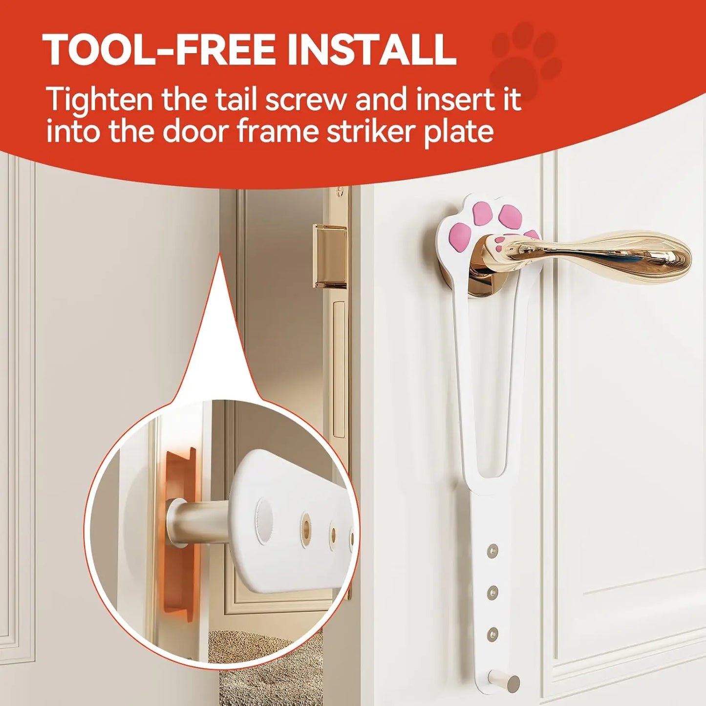 Cat Door Holder Latch