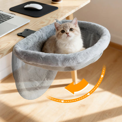 DeskPurr - Foldable Cat Desk Bed & Hammock