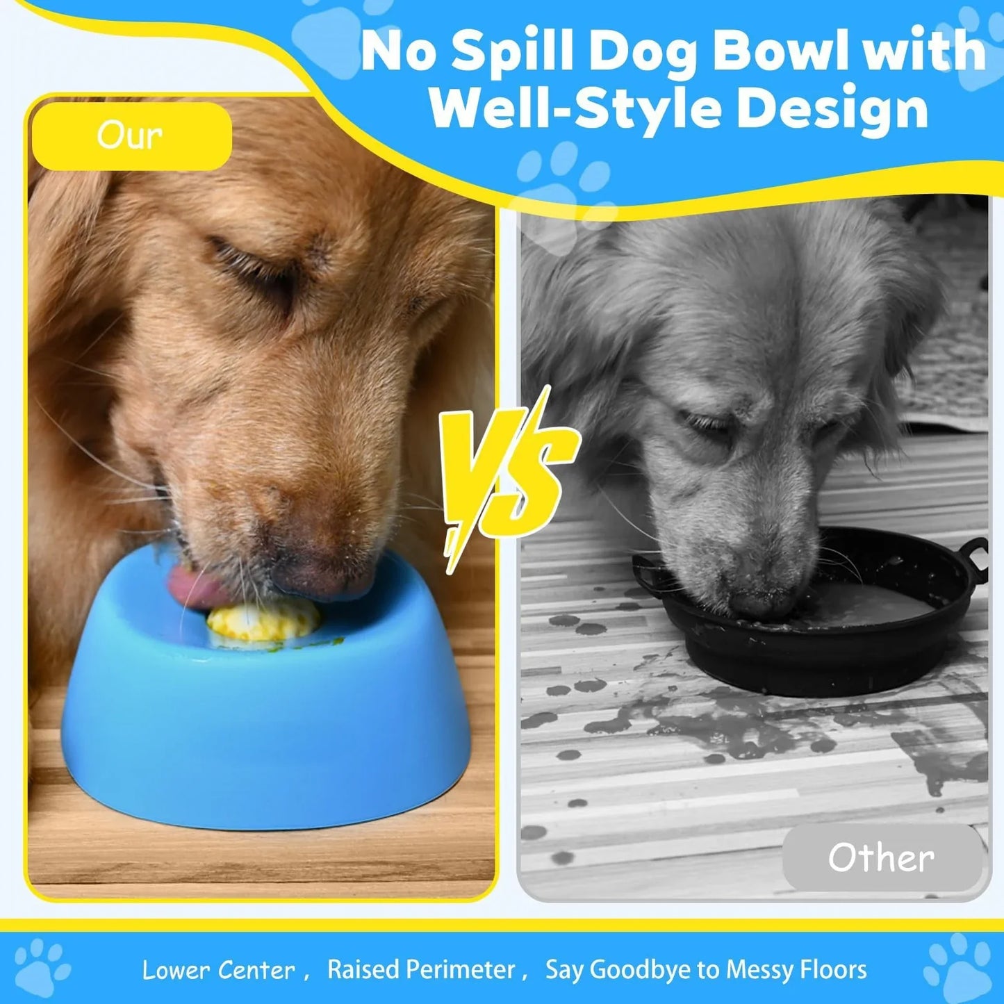 CalmFeast Dog Lick Toy Slow Feeder Bowl