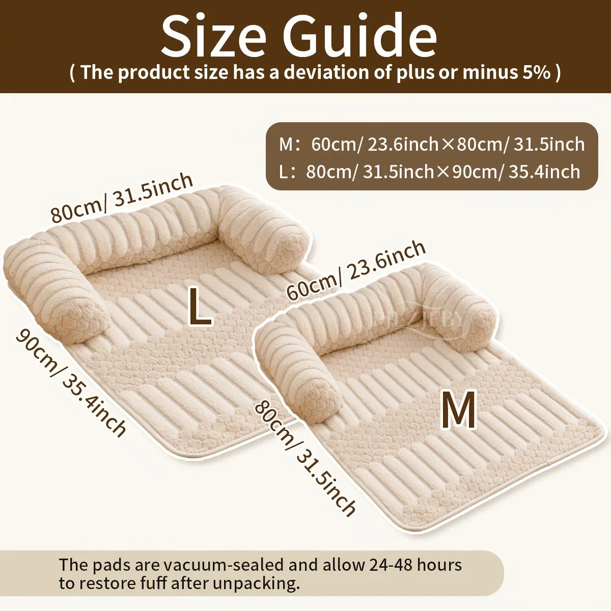 CouchGuard Plush Pet Sofa Bed