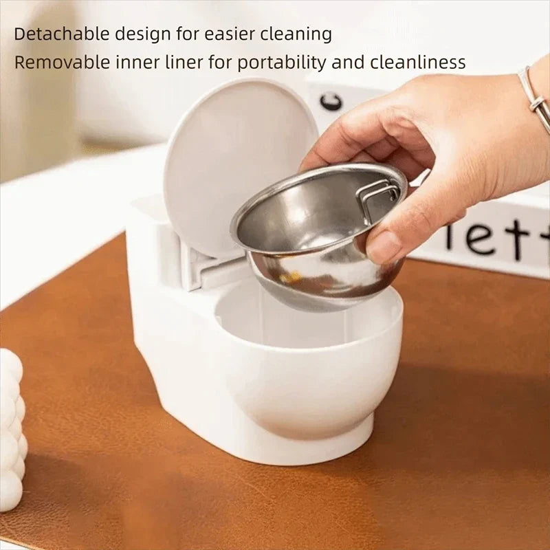 Funny Toilet-Shaped Cat Water Bowl