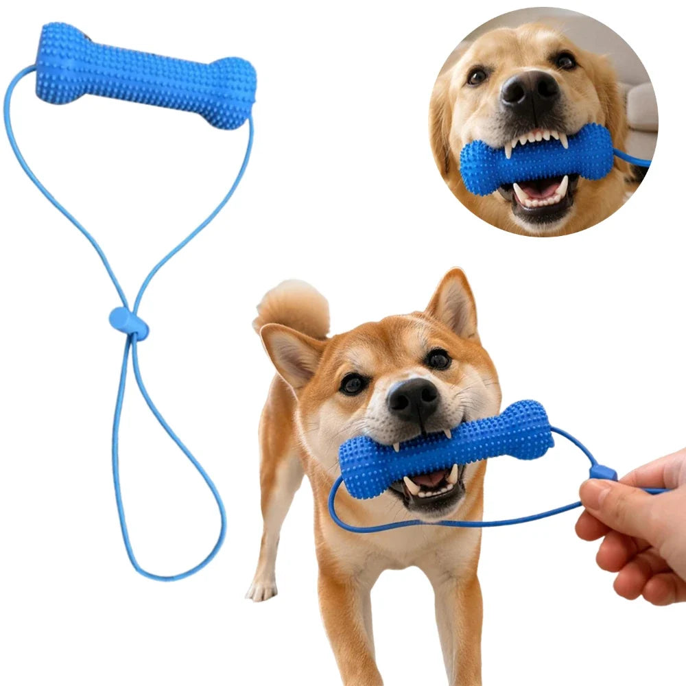 Dual-Action Dog Dental Chew & Brushing Aid