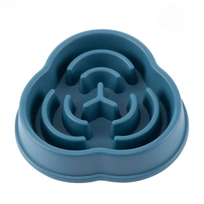Pet Slow Feeding Bowl - Anti-Choking, Non-Slip Bowl for Cats & Dogs