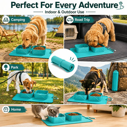 PawTrail Travel Feeding Set