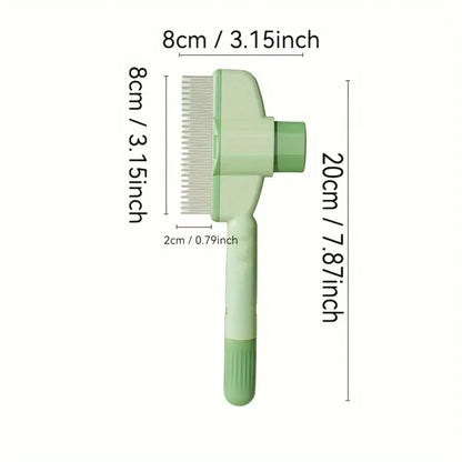 Self-Cleaning Grooming Comb – Pet Hair Remover for Cats & Dogs