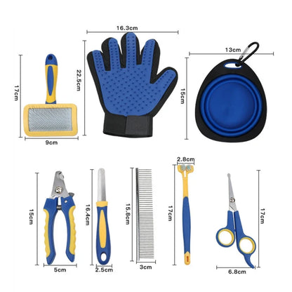 8-in-1 Pet Grooming Kit – Complete Dog & Cat Care Set