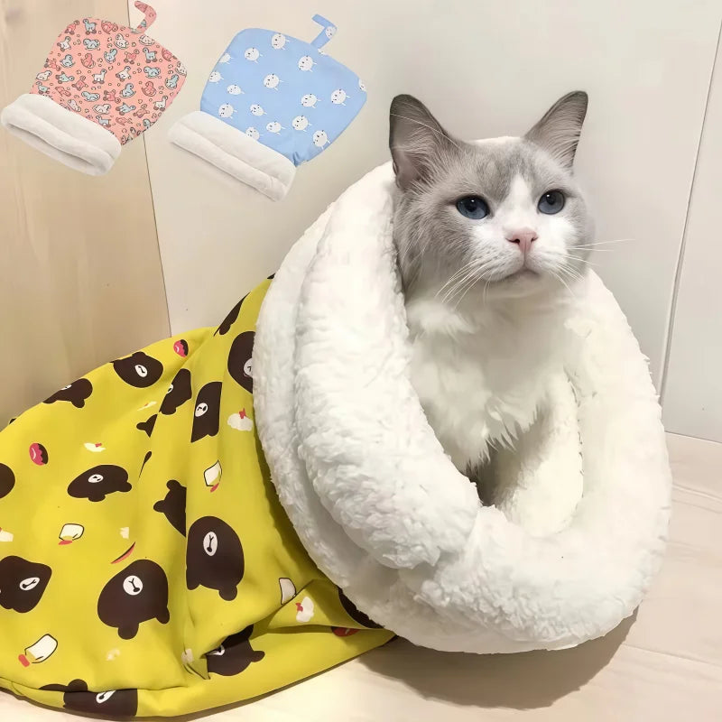BurrowBag Semi-Enclosed Cat Sleeping Bag