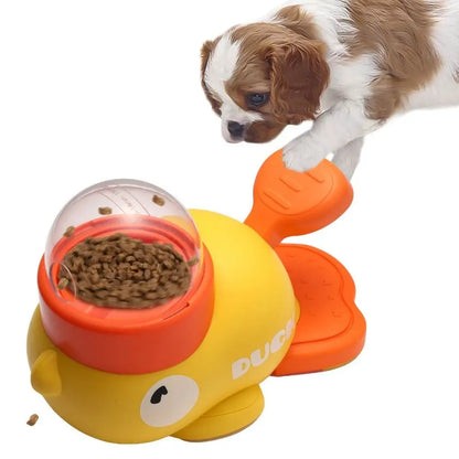 Interactive Dog Feeder – Press and Play Snack Dispenser with Anti-Slip Base