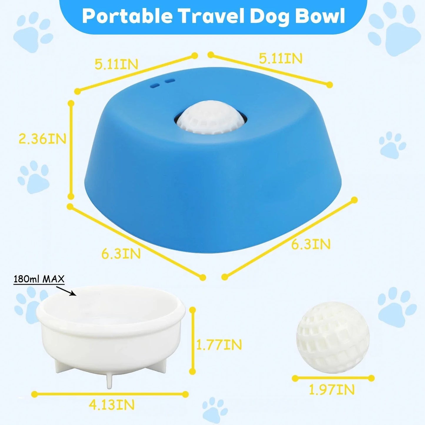 CalmFeast Dog Lick Toy Slow Feeder Bowl