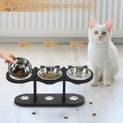 PawsNest 3-Tier Elevated Pet Feeding Station