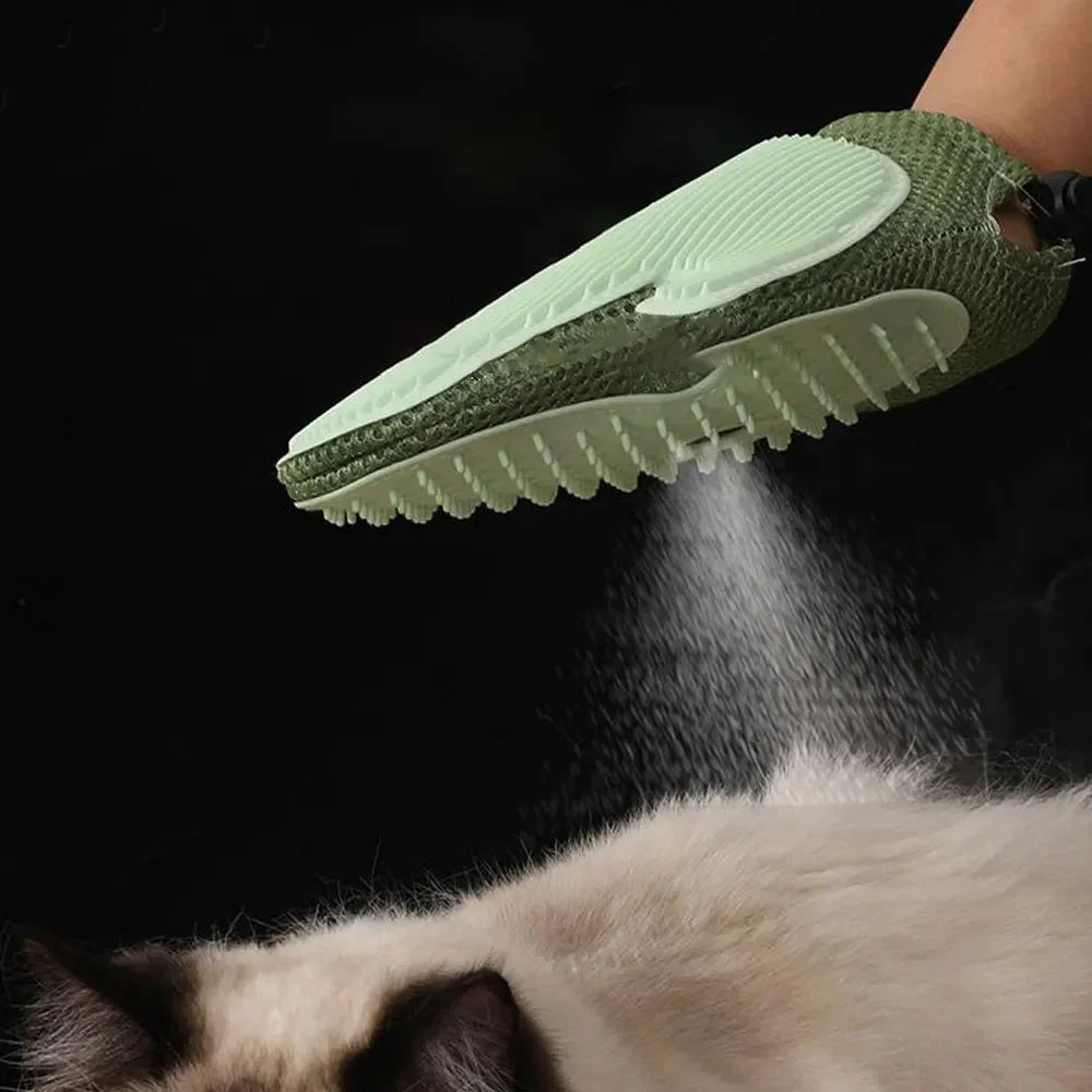 MistGroom Pet Spray Glove Brush for Cats & Dogs