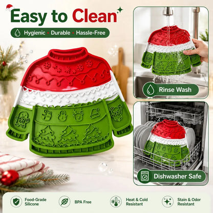 Festive Pet Lick & Treat Mat