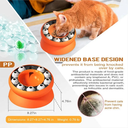 Cat Puzzle Slow Feeder Bowl