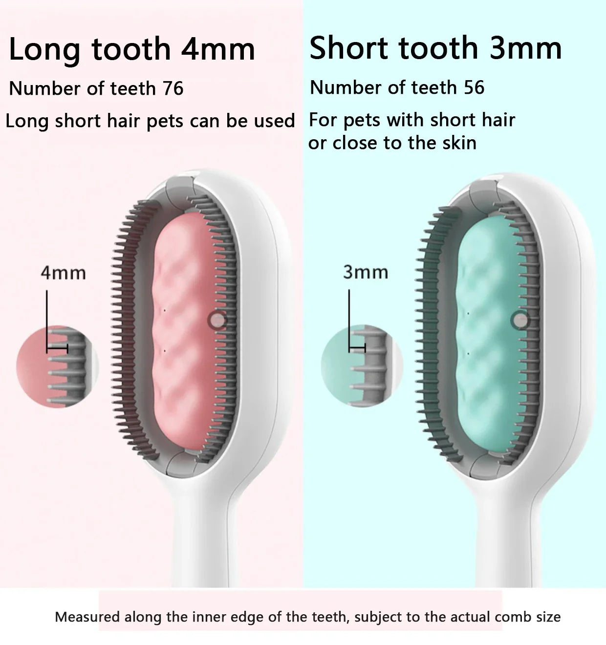 3-in-1 Pet Brush with Water Tank for Cats & Dogs