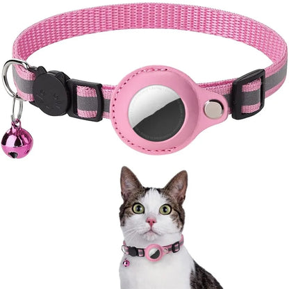 Reflective AirTag Case - Protective Collar for Dogs & Cats