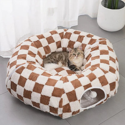 3-in-1 Cosy Pet Tunnel Bed