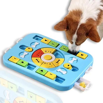 4-in-1 Interactive Dog & Cat Puzzle Toy – Slow Feeder