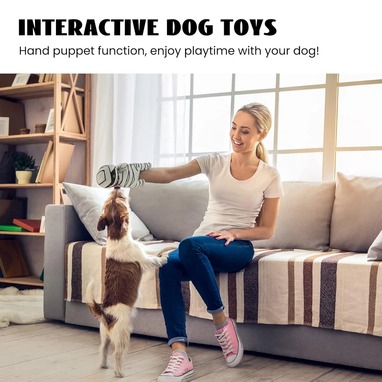MummyMonster 9-in-1 Squeaky Dog Toy with Hidden Organs