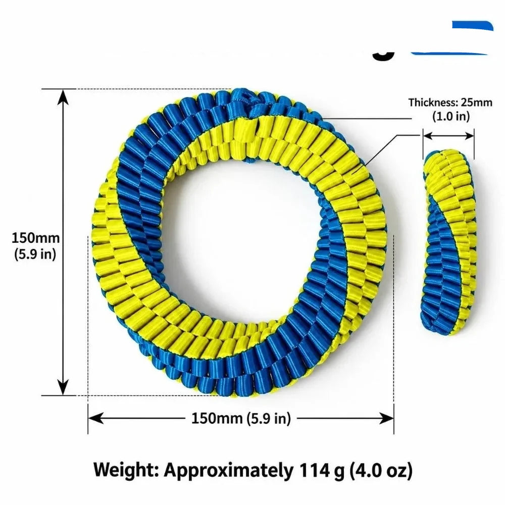 Interactive Nylon Rope Dog Toy 🐶🪢