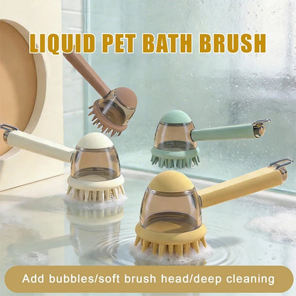 CleanPaws - 2-in-1 Pet Bath & Massage Brush