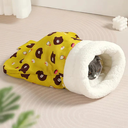 BurrowBag Semi-Enclosed Cat Sleeping Bag