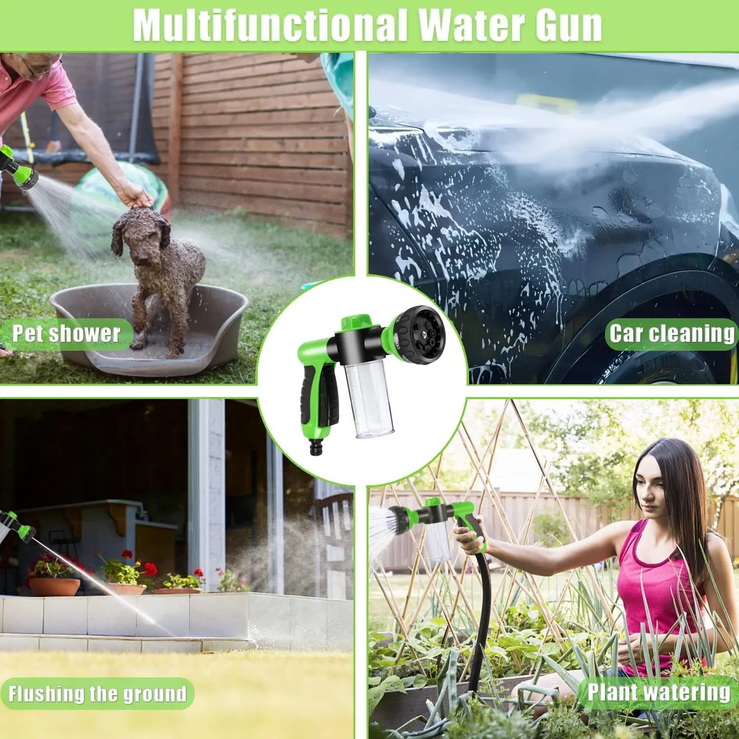 8-in-1 Dog Shower Sprayer