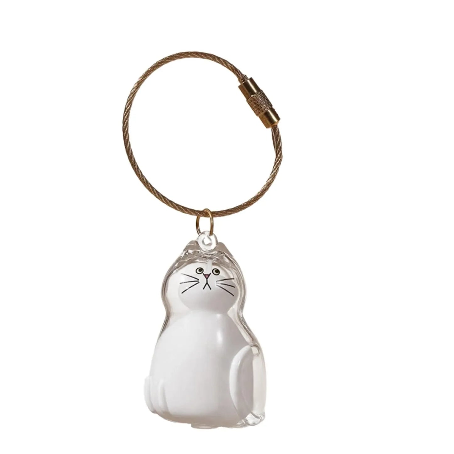 PurrCapsule Cat Hair Keepsake Keychain