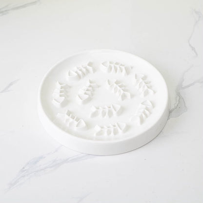 FishBone Slow Feed Pet Bowl